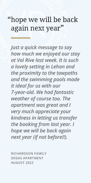 Testimonial from Val Rive French Lettings in Lehon