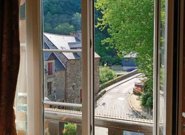 Dinan Self Catering Apartments and Holiday Cottage in Brittany Fryer View from Balcony